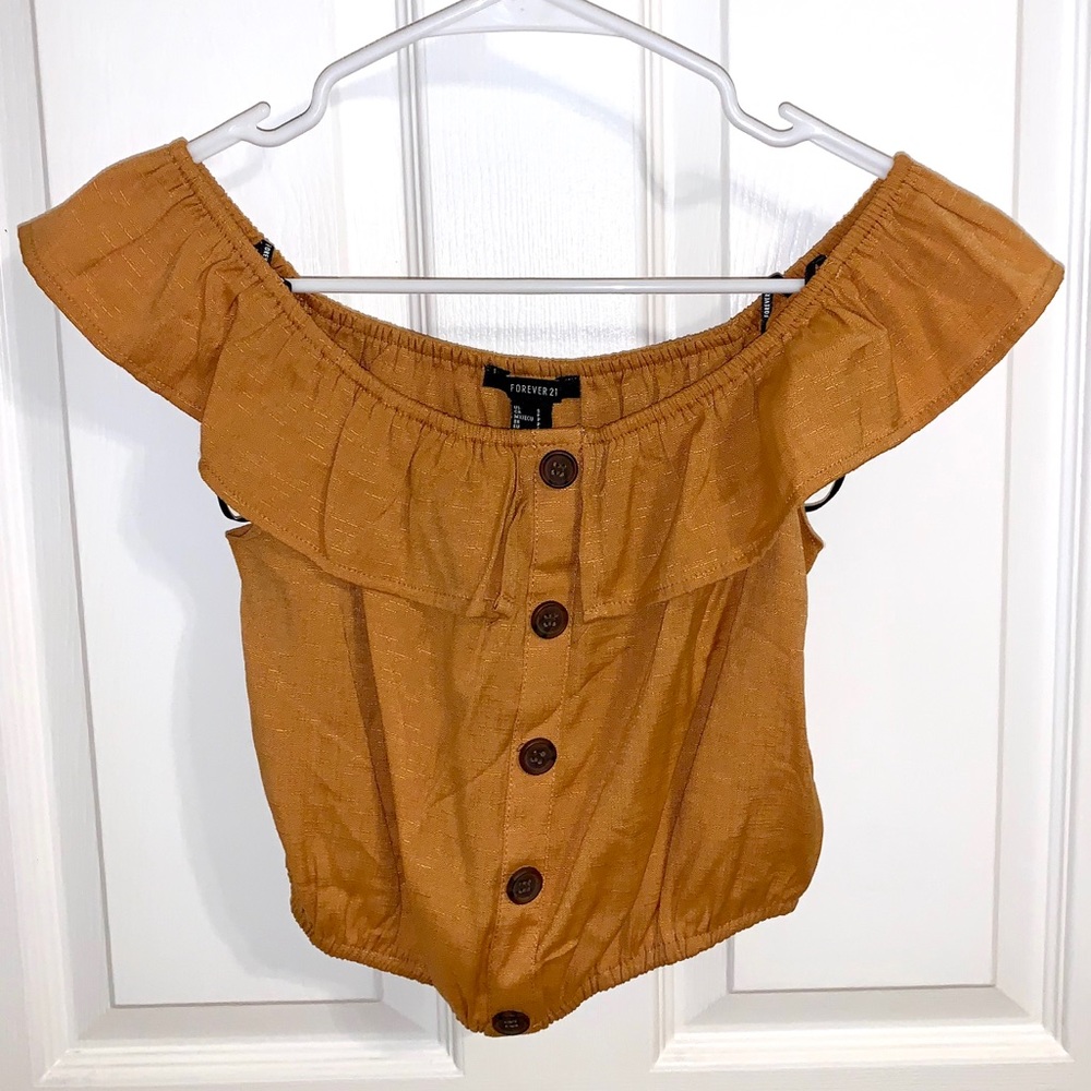 Off-the-Shoulder Crop Top
